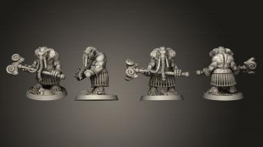 Military figurines Plaaka Headgear 3d model