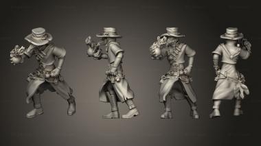 Military figurines Plague Doctor With Bomb 3d model