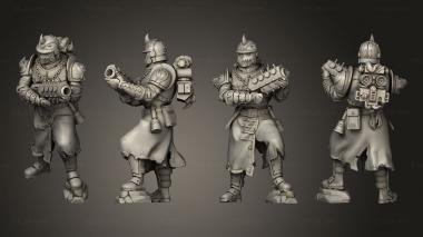 Military figurines Plasma Projector ist Cult Guard 3d model