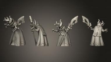 Military figurines Plazmoid Jellymancer 3d model