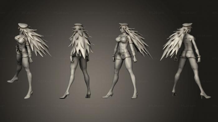 Military figurines (poison sf, STKW_11028) 3D models for cnc