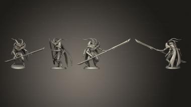 Military figurines Polesword 2 3d model