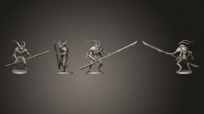 Military figurines (Polesword Wingless, STKW_11035) 3D models for cnc