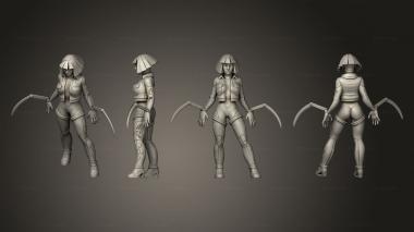 Military figurines polissandra 3d model