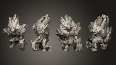 Military figurines Portal Golem 3d model