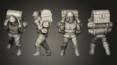 Military figurines Porter 3d model