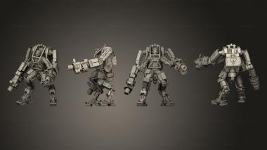 Military figurines Power Loader 002 3d model