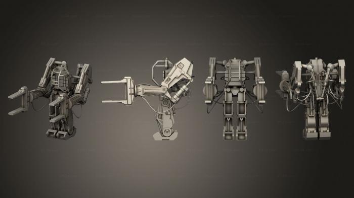 Military figurines (POWERSUIT LOADER MODE, STKW_11056) 3D models for cnc