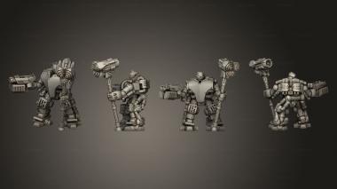 Military figurines Praefecti Warsuit  04 3d model
