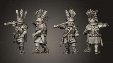 Military figurines PRAETORIAN E 3d model