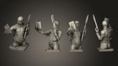 Military figurines Preacher 3d model