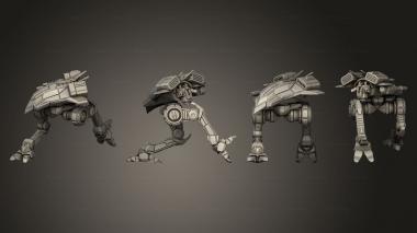 Military figurines predator 06 3d model