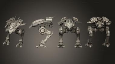 Military figurines predator 07 3d model