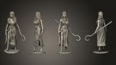 Military figurines Priestess of Anubis 3d model