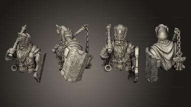 Military figurines Priestof Thor Bust 3d model