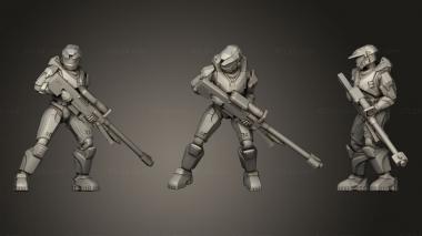 Military figurines Giorgio Donato Spartan Pack 1 3d model