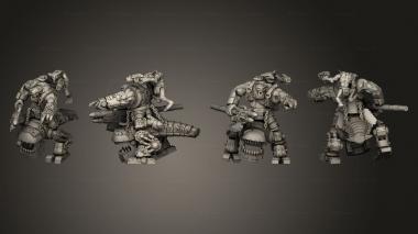 Military figurines Primal Broozer Meka Dogosaur Riders 03 3d model