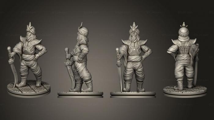Military figurines (Prince Alu 2, STKW_11105) 3D models for cnc