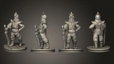 Military figurines Prince Alu 2 3d model