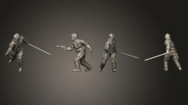 Military figurines prodigalson snow 2 3d model