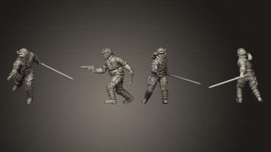 Military figurines prodigalson snow saber 3d model