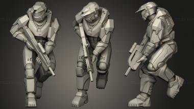 Military figurines Giorgio Donato Spartan Pack 2 3d model