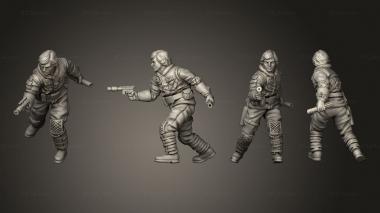 Military figurines prodigalson snow 3d model