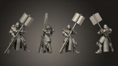 Military figurines Proxy Sisters Command Retinue 3d model