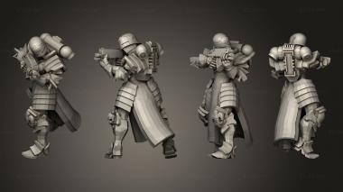 Military figurines Proxy Sisters of Battle 3d model