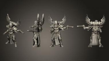Military figurines Proxy Troopers 3d model