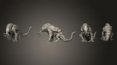 Military figurines Psychorex 1 3d model