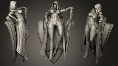 Military figurines Glamorous Machine Mage Mese Gear Pinup Display 3d model