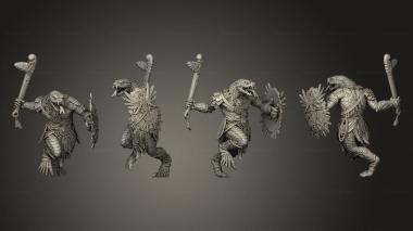 Military figurines Pureblood 2 3d model