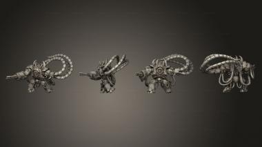 Military figurines Purgator 3d model