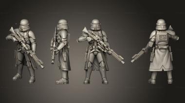 Military figurines Purge Helmet 001 3d model