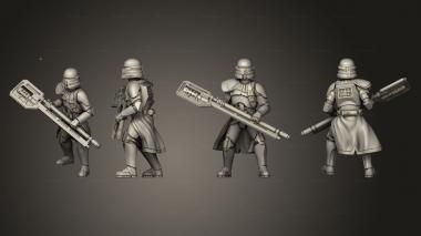Military figurines Purge Helmet 003 3d model