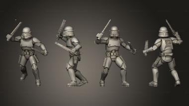 Military figurines Purge Helmet 005 3d model