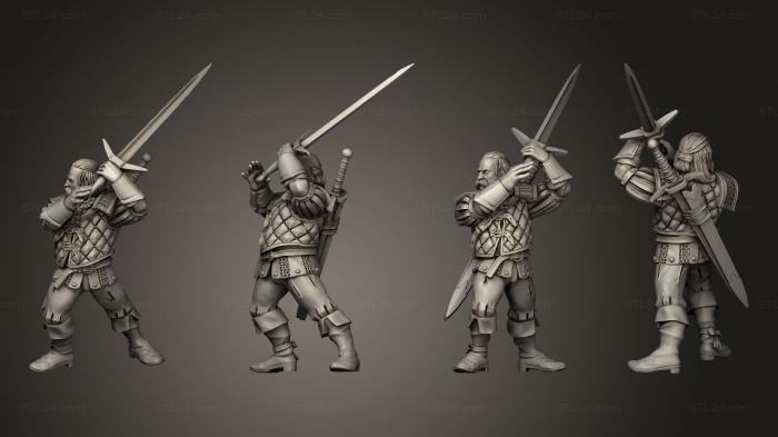 Military figurines (Purifier Veteran 2, STKW_11162) 3D models for cnc