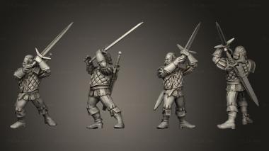 Military figurines Purifier Veteran 2 3d model