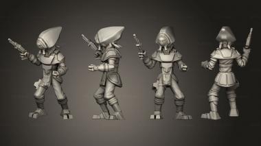 Military figurines Pyke trooper 1 3d model