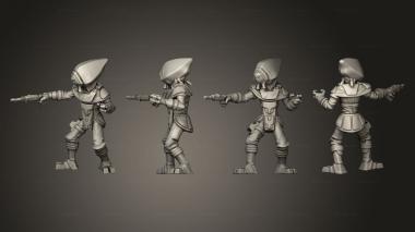 Military figurines Pyke trooper 3 3d model