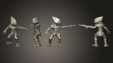 Military figurines Pyke trooper 4 3d model