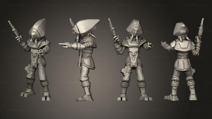 Military figurines (Pyke trooper 5 leader, STKW_11167) 3D models for cnc