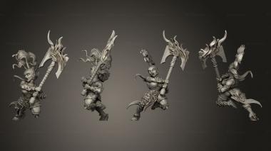 Military figurines Pyrite Berserker 01 3d model