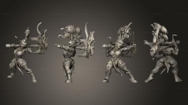 Military figurines Pyrite Berserker 02 3d model