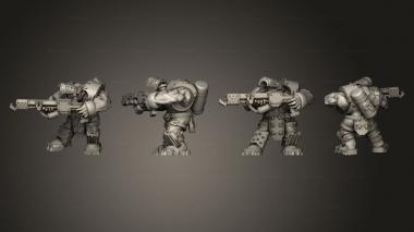Military figurines Pyro Broozer C 01 3d model