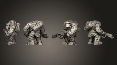 Military figurines Pyro Broozer C 02 3d model