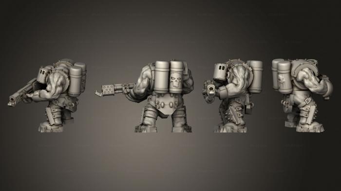 Military figurines (Pyro Broozer C 2, STKW_11174) 3D models for cnc