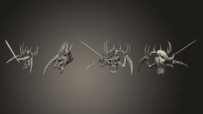 Military figurines (Queen of the Damned Sword Bod, STKW_11179) 3D models for cnc