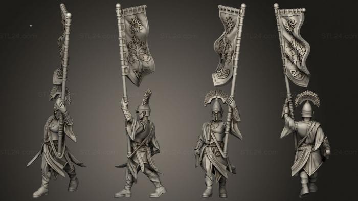 Military figurines (Queen Spear Women Bearer Body, STKW_11181) 3D models for cnc